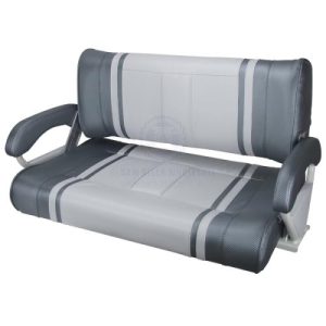 Relaxn Double Flip Back Seat with Arms Grey Carbon/Dark Grey Carbon